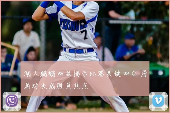 湖人鹈鹕回放揭示比赛关键回合 詹眉对决成胜负焦点